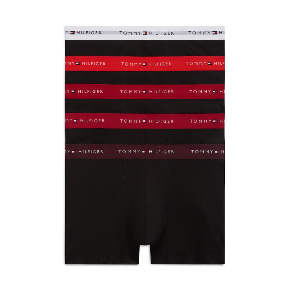 Tommy Hilfiger 5-Pack Signature Repeat Logo Waistband Trunks